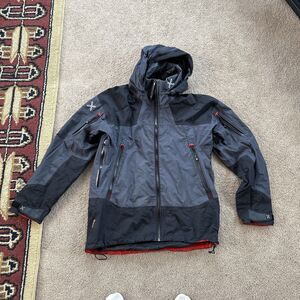 Montura Men's Size L Black Full Zip Jacket Event Waterproof Fabric